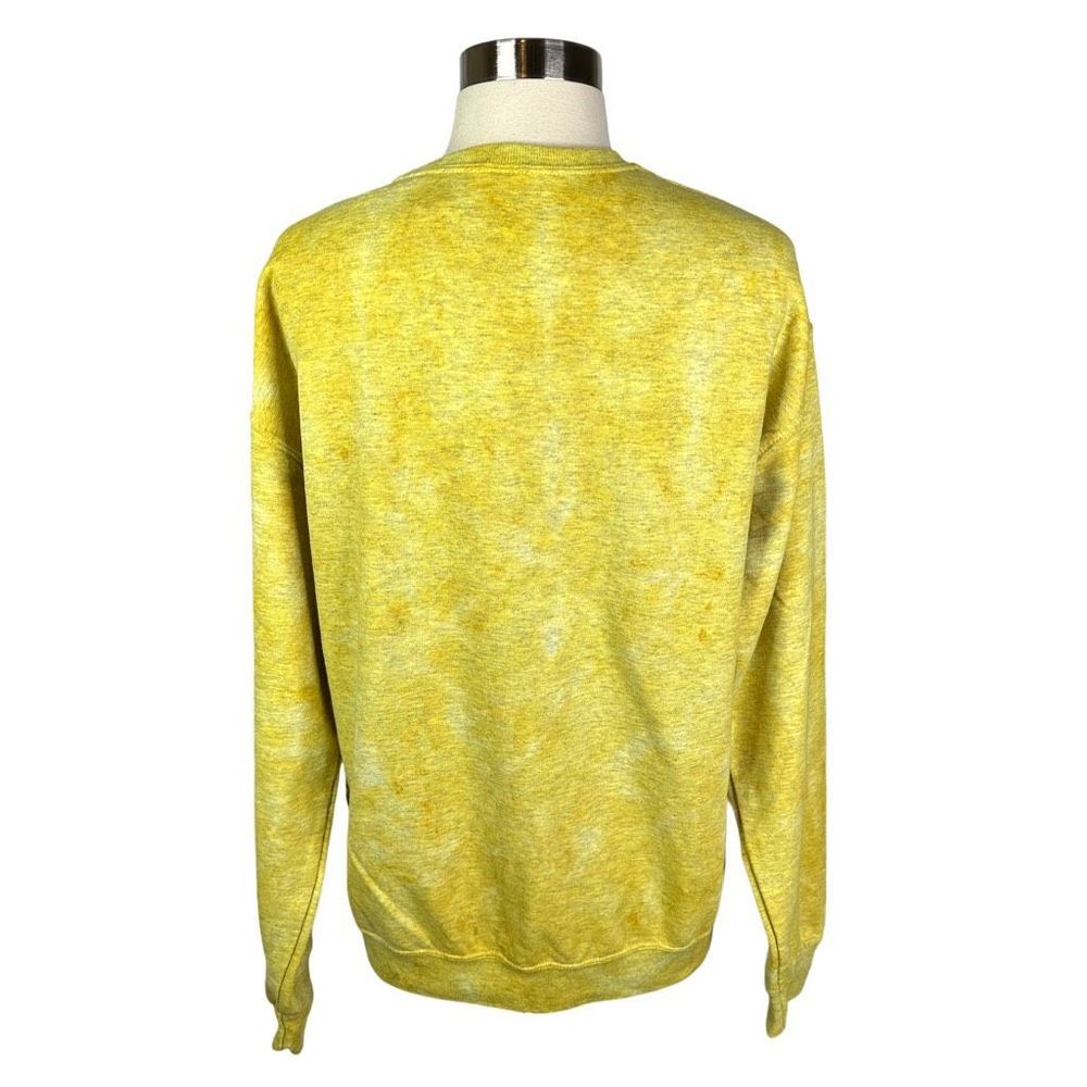Urban Outfitters x Sublime Yellow Tie Dye Crew Neck Sweatshirt - Size Medium - Picture 4 of 5